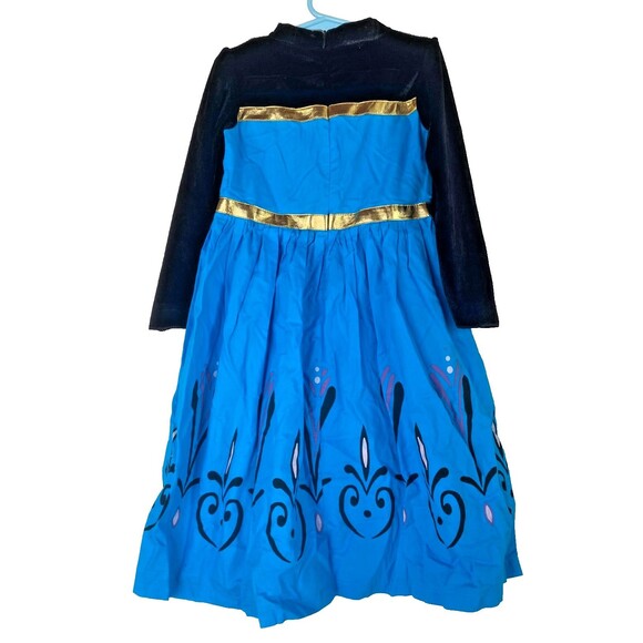 DISNEY FROZEN ANNA HALLOWEEN DRESS COSTUME PLAY GIRLS -Sz SMALL 4/5 TODDLER 110 - Picture 5 of 11
